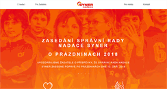 Desktop Screenshot of nadacesyner.cz